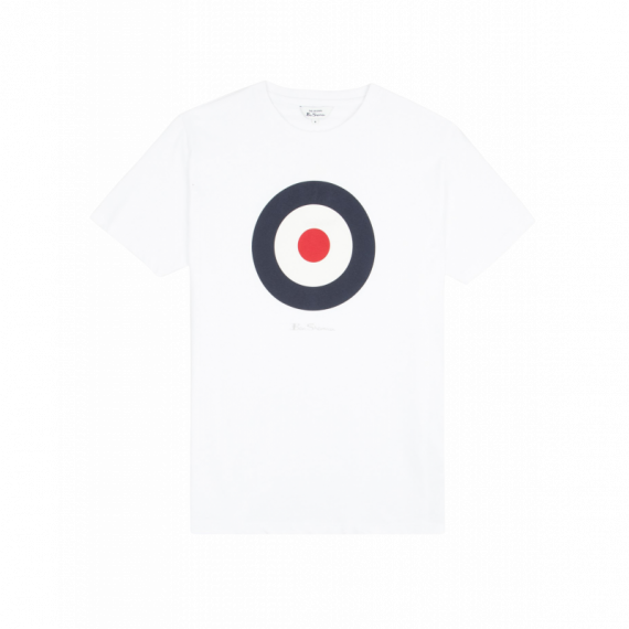 Camisetas Hombre Camiseta BEN SHERMAN Signature Target Blanca