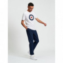 Camisetas Hombre Camiseta BEN SHERMAN Signature Target Blanca