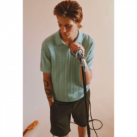 Polos Polo BEN SHERMAN Wave Texture Mint