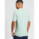 Polos Polo BEN SHERMAN Wave Texture Mint
