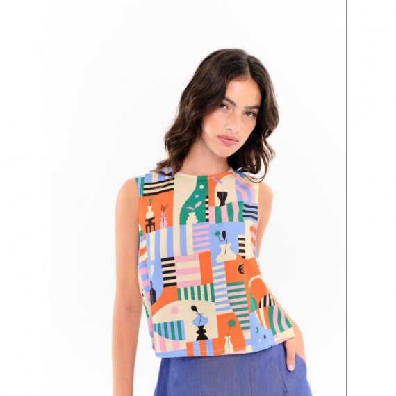 Blusas y Camisas Top BEHULAH Mimosa Naranja