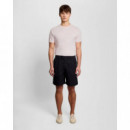 Lyle And Scott - Pepperline Camisetas Hombre Camiseta LYLE & SCOTT Superfine Light Pink