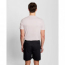 Lyle And Scott - Pepperline Camisetas Hombre Camiseta LYLE & SCOTT Superfine Light Pink