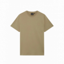 Lyle And Scott - Pepperline Camisetas Hombre Camiseta LYLE & SCOTT Superfine Sage Uniform