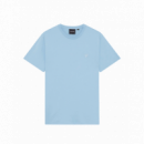 Lyle And Scott - Pepperline Camisetas Hombre Camiseta LYLE & SCOTT Superfine Airy Blue