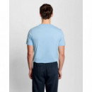 Lyle And Scott - Pepperline Camisetas Hombre Camiseta LYLE & SCOTT Superfine Airy Blue