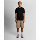 Lyle And Scott - Pepperline Polos Polo LYLE & SCOTT Fine Cotton Slub Jet Black