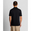 Lyle And Scott - Pepperline Polos Polo LYLE & SCOTT Fine Cotton Slub Jet Black