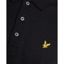 Lyle And Scott - Pepperline Polos Polo LYLE & SCOTT Fine Cotton Slub Jet Black