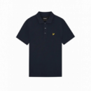 Lyle And Scott - Pepperline Polos Polo LYLE & SCOTT Popcorn Jacquard Dark Navy