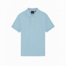 Lyle And Scott - Pepperline Polos Polo LYLE & SCOTT Superfine Cotton Airy Blue