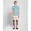 Lyle And Scott - Pepperline Polos Polo LYLE & SCOTT Superfine Cotton Airy Blue