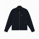Lyle And Scott - Pepperline Chaquetas y Abrigos Sobrecamisa LYLE & SCOTT Lightweight Enzyme Wash Dark Navy