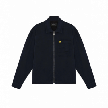 Lyle And Scott - Pepperline Chaquetas y Abrigos Sobrecamisa LYLE & SCOTT Lightweight Enzyme Wash Dark Navy