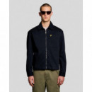 Lyle And Scott - Pepperline Chaquetas y Abrigos Sobrecamisa LYLE & SCOTT Lightweight Enzyme Wash Dark Navy