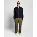 Lyle And Scott - Pepperline Chaquetas y Abrigos Sobrecamisa LYLE & SCOTT Lightweight Enzyme Wash Dark Navy