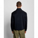 Lyle And Scott - Pepperline Chaquetas y Abrigos Sobrecamisa LYLE & SCOTT Lightweight Enzyme Wash Dark Navy