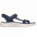 GO WALK FLEX SANDAL - ILLUMIN Navy Textile SKECHERS