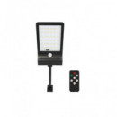 ELBAT EB0397 FAROLA LED SOLAR 3000K/4000K/6500K 350LM + SENSOR + MANDO
