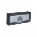 ELBAT EB0493 APLIQUE LED SOLAR MODERN 6W 900LM NEGRO