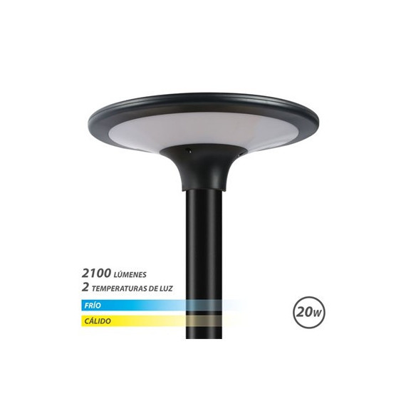 ELBAT EB0502 FAROLA LED SOLAR 20W 2100LM 3000K/6000K