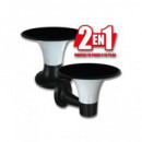 ELBAT EB0560 FAROL LED SOLAR 2 EN 1 SERIE PRO 2200LM 6000K/3000K CON SENSOR