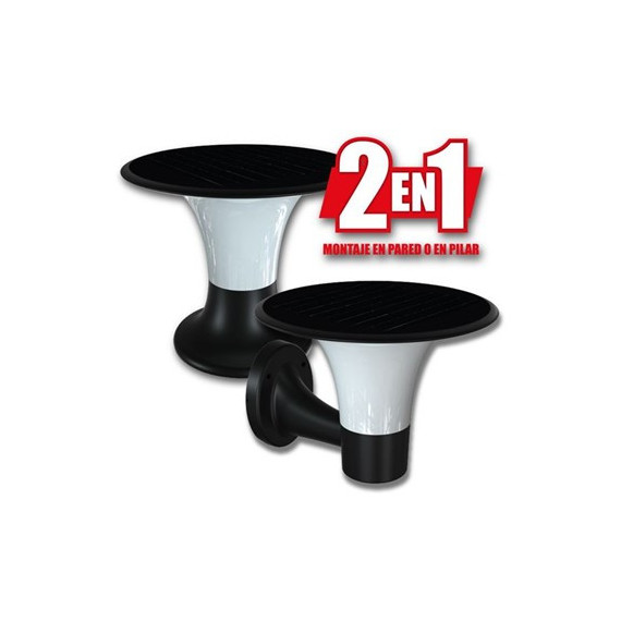 ELBAT EB0560 FAROL LED SOLAR 2 EN 1 SERIE PRO 2200LM 6000K/3000K CON SENSOR