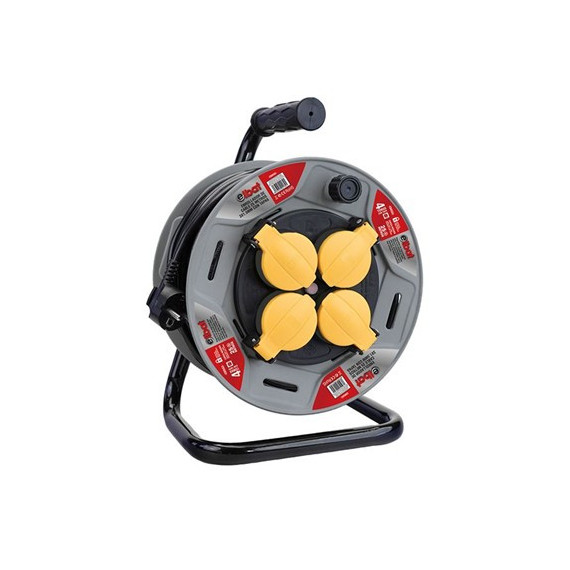 ELBAT EB0563 ENROLLADOR DE CABLE 25 METROS CABLE 3X1.5MM CON TAPAS