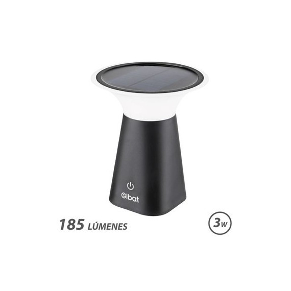ELBAT EB0586 LAMPARA SOLAR RECARGABLE 3W 185LM
