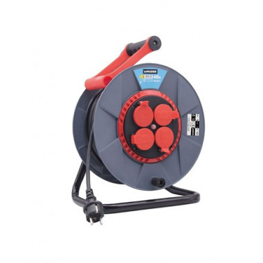 MADER 68602 ENROLLADOR DE CABLE 40 METROS 3X2.5MM CABLE CON TAPA