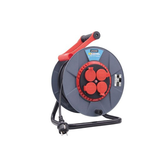 MADER 68602 ENROLLADOR DE CABLE 40 METROS 3X2.5MM CABLE CON TAPA