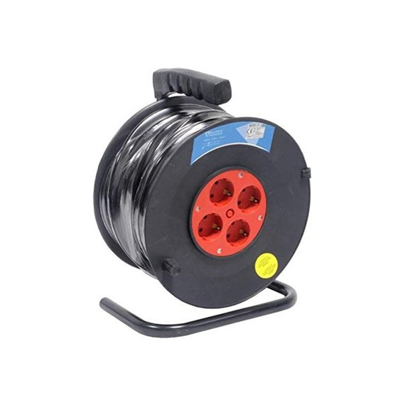 SUPER POWER 56733 ENROLLADOR DE CABLE 50 METROS CABLE 3X1.5MM