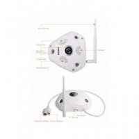 CAMVIEW CV0199 CAMARA IP PANORÁMICA 360º 5MP | WIFI | SD | ONVIF |