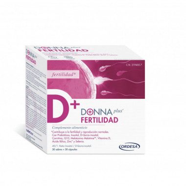 DONNAPLUS FERTILIDAD 30 CAPSULAS + 30 SOBRES 7 G