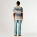 Polo de punto con rayas