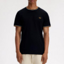 Camiseta con doble ribete