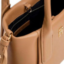 Bolso tote Essential con logo metalizado