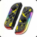 GENERICO NINTENDO GAMEPAD SWITCH JOY-CON TRANSPARENTE/AMARILLO CXON RGB