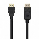 AISENS CABLE DISPLAYPORT MACHO A HDMI MACHO 3M NEGRO