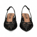 SIN TALON GRIETAS PIEL NEGRO