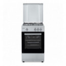 Cocina Corberó CCSF35020BX a Gas Butano con Horno Inox