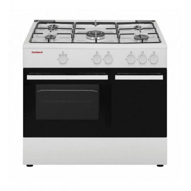 Cocina Corber&oacute; CC510GB90W a Gas con 5 Quemadores y Horno de 60 Litros, Blanco
