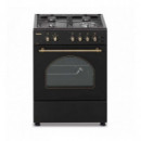 Cocina Corberó CCSF6022NR Gas Butano Negro Rústico