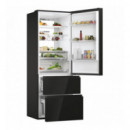 Frigorífico Haier HTW7720DNGB Combi No Frost Clase D