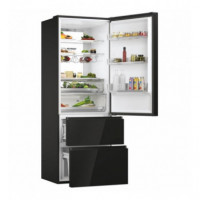 Frigorífico Haier HTW7720DNGB Combi No Frost Clase D