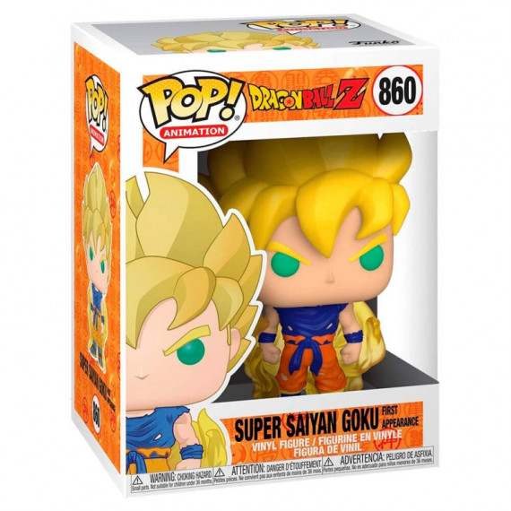 FUNKO Pop Super Saiyan Goku Dragon Ball Z S8 Primera Aparicion 860