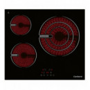 Placa Vitrocerámica Corberó CCVG3BL574 3 Zonas Touch Control