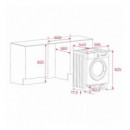 Lavadora Teka LI6 1481 114000011 B Carga Frontal Integrable - 8 kg - 1400 RPM