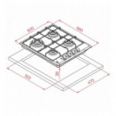 Placa Teka HLX 640 KL a Gas Butano 112620019
