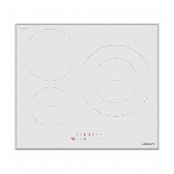 Placa de Inducción Corberó CCIM3720W Blanco Eureka Glass